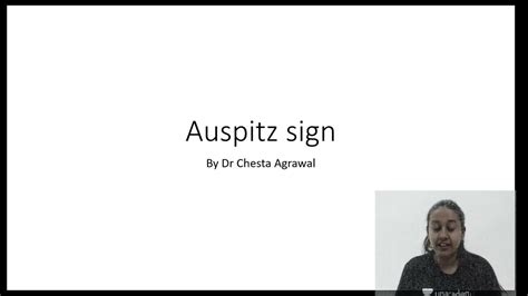 How to Demonstrate Auspitz Sign - YouTube