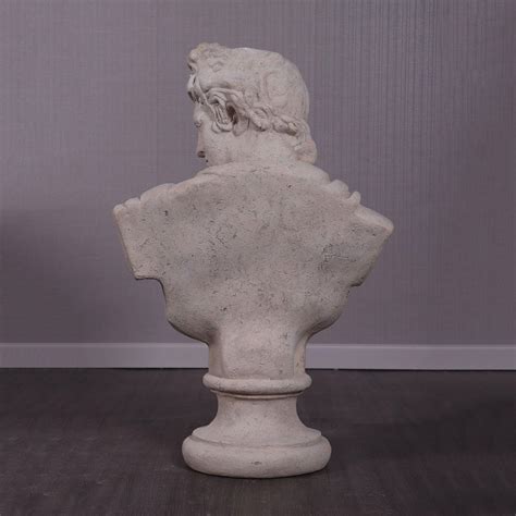 Apollo Stone Bust Life Size Olympus Greek God Statue – LM Treasures