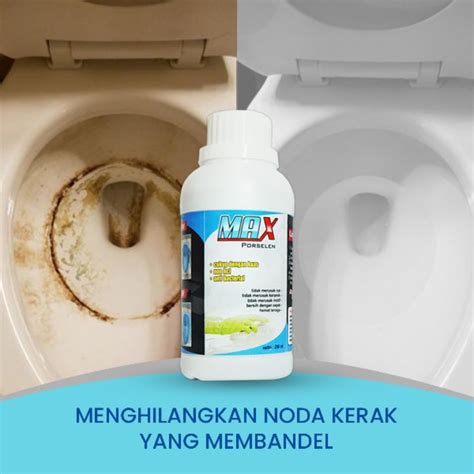 Jual Pembersih Kerak Lantai Membandel Penuh Manfaat Max Porselen Wc