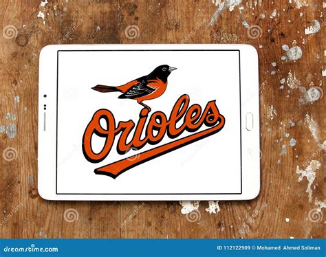 baltimore orioles baseball club logo editorial stock image image
