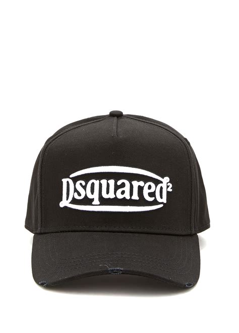 Dsquared2 Siyah Beyaz Erkek Siyah Logolu Erkek Şapka 1384367 Beymen