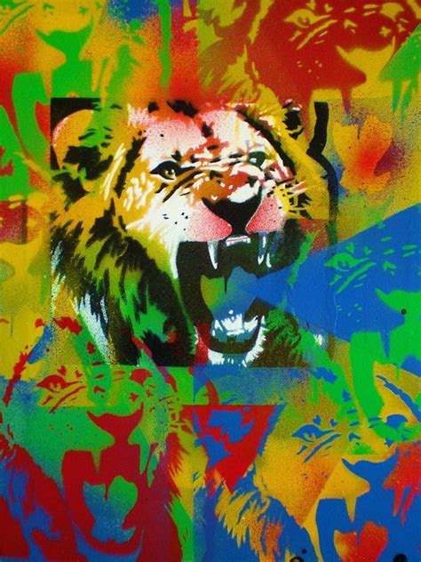 Abstract Lion Roar Painting at PaintingValley.com | Explore collection ...