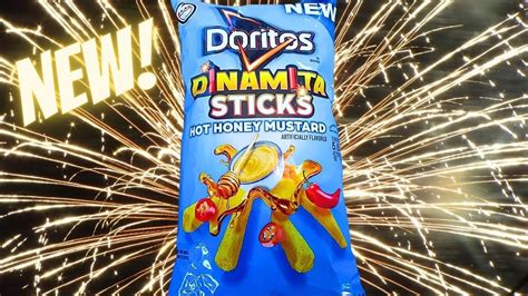 Doritos Dinamita Sticks Hot Honey Mustard Review Youtube