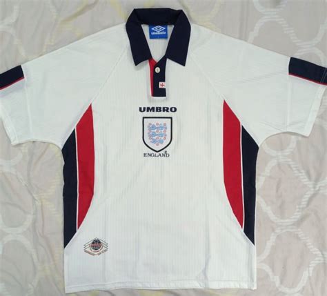 England World Cup Umbro Soccer Football Jersey Kit Rare Retro