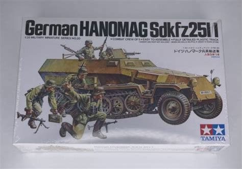 Tamiya 35020 1 35 Scale German Hanomag Sdkfz 251 1 Halftrack New