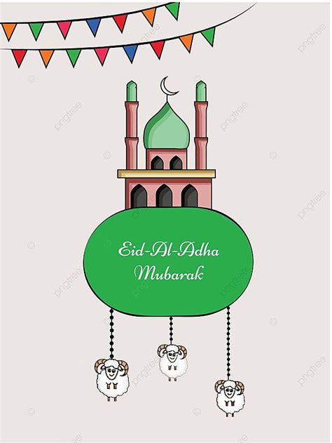 Muslim Festival Eid Al Adha Mubarak Background Moon Muslim Mubarak