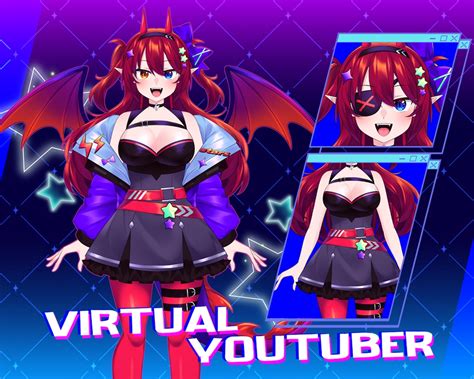 Custom Live D Vtuber Model Vtuber Commission Vtuber Design Vtuber