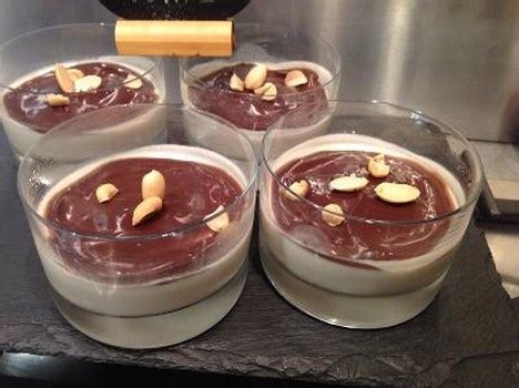 Panna Cotta Vanille Chocolat Noisette Rives