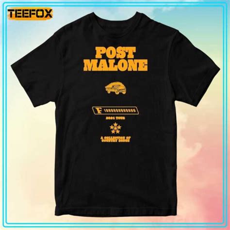 Post Malone F Trillion Tour Unisex T Shirt