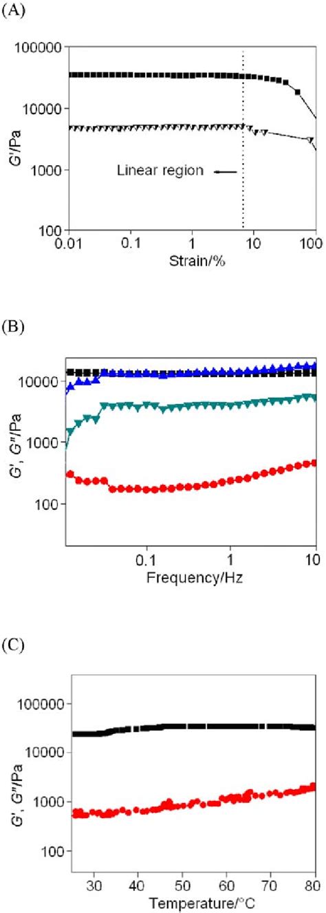 Dynamic Viscoelasticity Performance Of Hydrogels A Strain Dependence