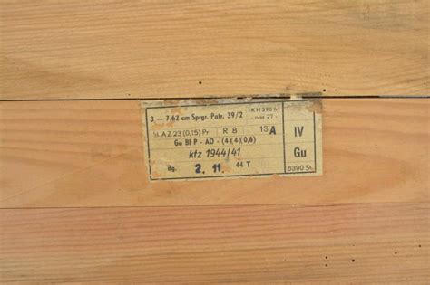 Worldwarcollectibles German Wh Ammunition Box Cm Inf Kan Haub