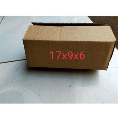 Jual Kardus Packing Kardus Polos Luar Dalam 17x9x6 Indonesia Shopee Indonesia