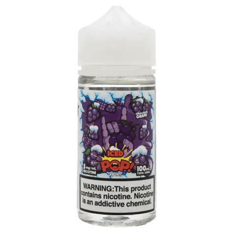 POP Vapors – Grape Iced 100ml - HeavenVapors