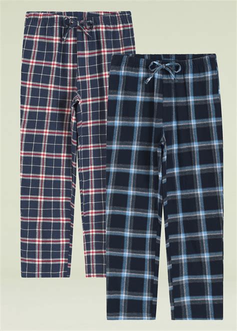 Womens Cotton Flannel Pajama Pants Plaid Pj Bottoms With Pockets Latuza