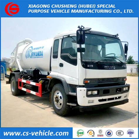 Isuzu X L Vacuum Fecal Suction Truck China Vacuum Fecal Suction