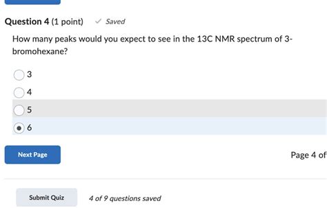 Solved How Many Peaks Would You Expect To See In The 13C NMR Chegg