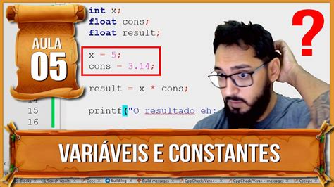 Vari Veis E Constantes Curso C Aula Youtube