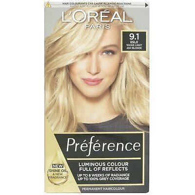 L Oreal Preference Oslo Viking Light Ash Blonde Ebay