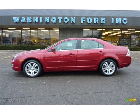 2007 Redfire Metallic Ford Fusion Sel V6 Awd 41631801 Photo 1 Car Color Galleries