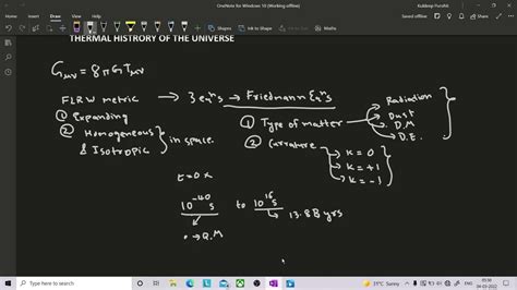 Thermal History Of Universe PART 1 YouTube