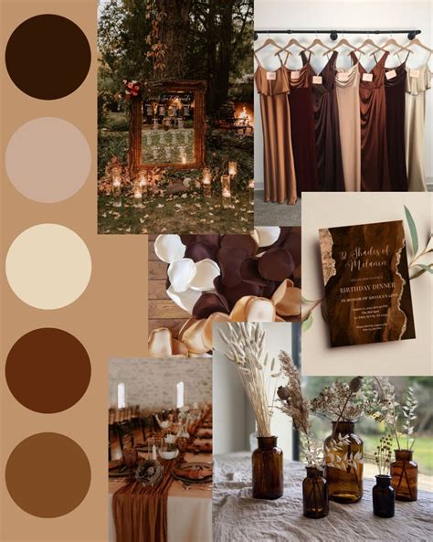 10 Best Wedding Color Palettes Warm Earth Tone Rust Copper Inspired