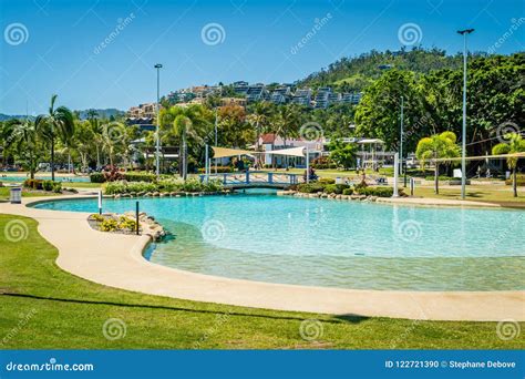 Airlie Beach Swimming Pool Lagoon in the Summer, Queensland, Australia ...