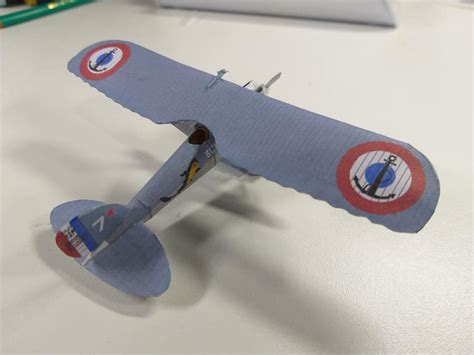 Nieuport Delage Nid C A Ronautique Navale Paper Model Ecardmodels