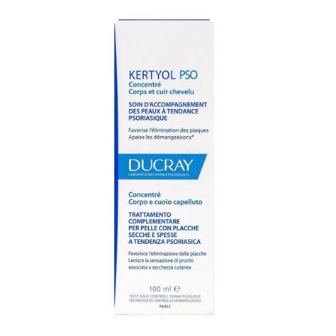Kertyol Pso Concentré Corps et Cuir chevelu 100Ml sécheresse plaques ...