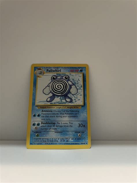 Pok Mon Tcg Poliwhirl Base Set Regular Ebay