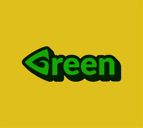 Modern Typography | Wordmark | Text Logo | Green logo on Behance