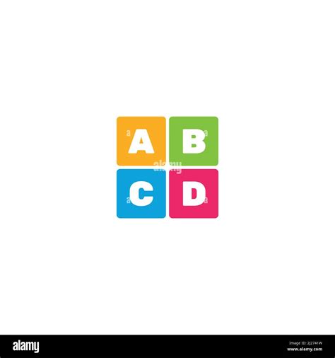 Letter ABCD logo or icon design Stock Vector Image & Art - Alamy