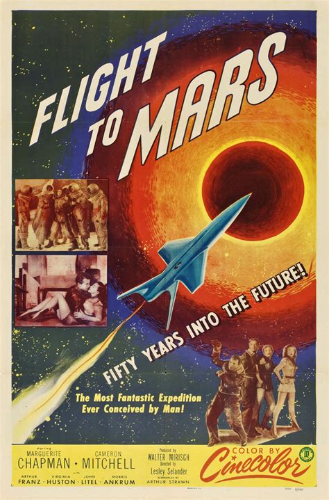 Flight To Mars1951 Science Fiction Movies Movie Posters Science Fiction Movie Posters