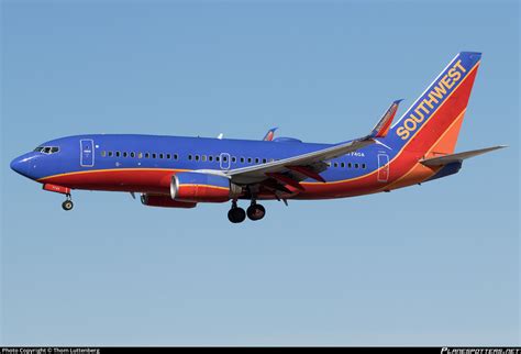 N7740A Southwest Airlines Boeing 737 7BD WL Photo By Thom Luttenberg