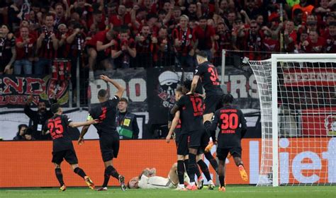 Bayer Leverkusen 2 2 AS Rome Coupe UEFA résumé du match 09 05 2024