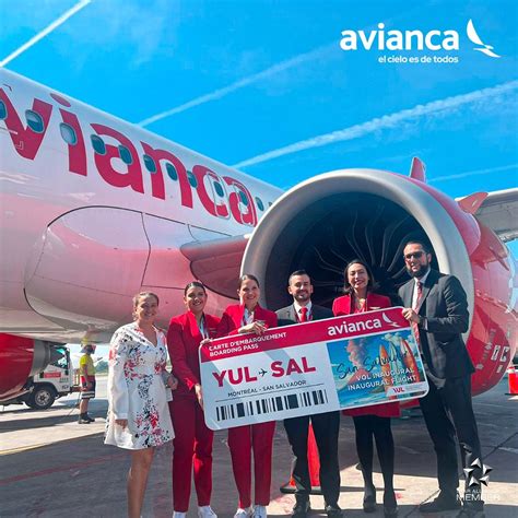 Avianca inauguró sus vuelos entre Montreal y El Salvador – Aviacionline
