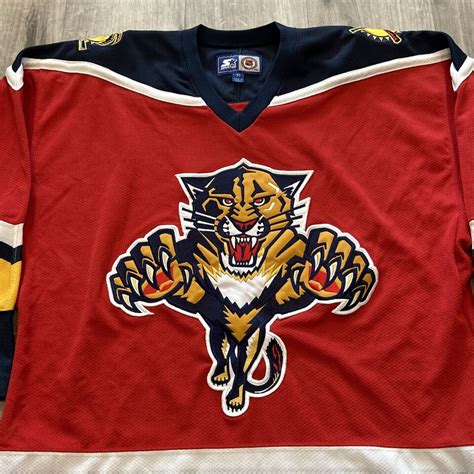 Vintage Starter Florida Panthers Jersey Nhl Hockey 90s Logo Embroidered