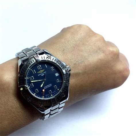 Breitling 1884 Automatic 300m 1000ft Steel Men S Watch Etsy