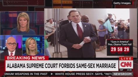 BREAKING Chief Justice Roy Moore Blocks Same Sex Marriage Licenses In