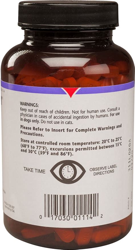 Carprofen Generic To Rimadyl Novox Vetprofen Caplets For Dogs 100