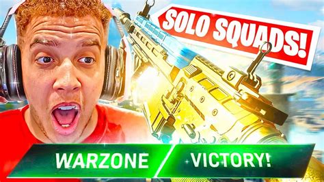 My First EVER SOLO SQUADS Win In Warzone 2 YouTube