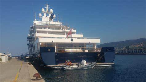 116 Metre Explorer Superyacht Ulysses In Trieste Yacht Harbour