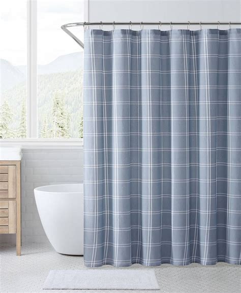 Eddie Bauer Kettle Falls Plaid Shower Curtain 72 X 72 Macys