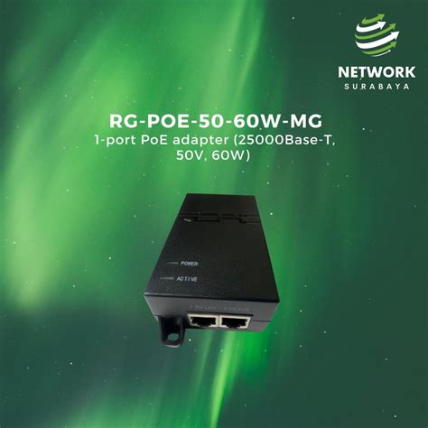 Jual RUIJIE REYEE RG POE 50 60W MG 1 PORT POE ADAPTER 25000Base T 50V