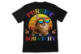 Pride Cat Purride Gay LGBTQ Rainbow Flag Graphic By Off F4 Creative