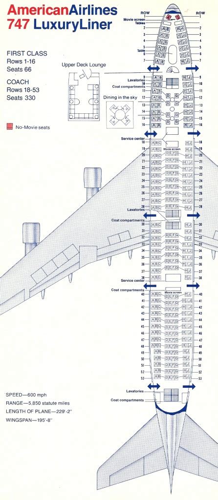 The Boeing 747 A Seat Map Journey Through Aviation History Interactive Canada Airport Map