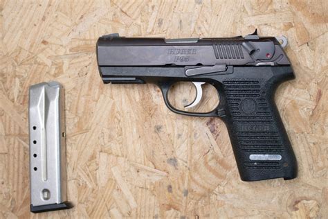 Ruger P Mm Police Trade In Pistol With Manual Safety Sportsman S