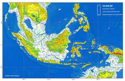 Sundaland disappearing over 20,000 years [GIF] | Old maps, Geology ...