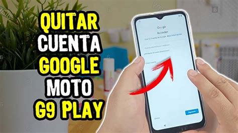 Quitar Cuenta Google MOTO G9 Play FRP Android 10