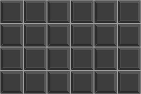 Black Tile Seamless Pattern Square Brick Background Kitchen Backsplash Or Bathroom Ceramic