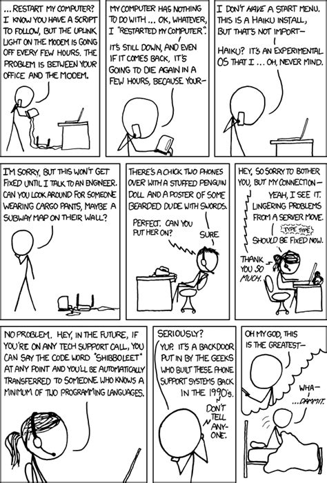 Tech Support Xkcd Iiiiiiitttttttttttt